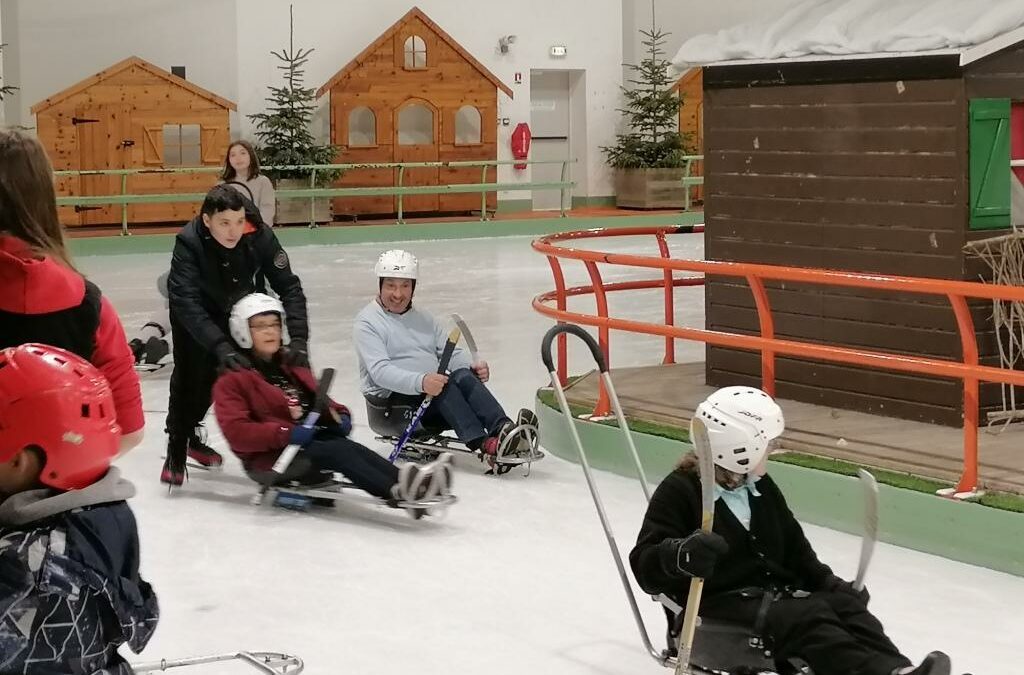 Pastorale à la patinoire avec Handitou