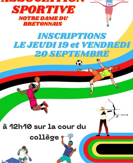 Programme de l’AS (Association Sportive)